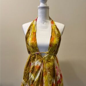 Zara Backless Halter Dress